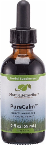 Native Remedies PureCalm Herbal Supplement Perspective: front