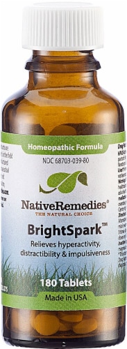 Native Remedies BrightSpark Tablets Perspective: front