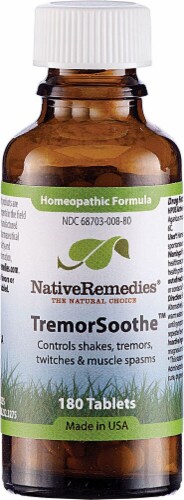 Native Remedies TremorSoothe Homeopathic Formula Tablets Perspective: front