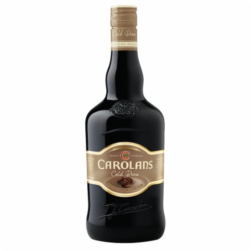 Carolans Cold Brew Coffee Cream Liqueur Perspective: front