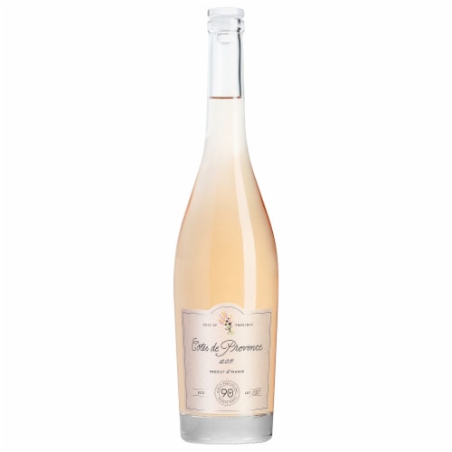 90 + Cellars Cotes de Provence French Rose Wine Perspective: front