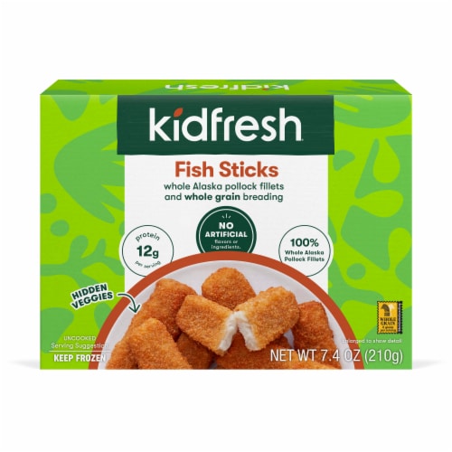 Kidfresh Fun-Tastic Fish Sticks Perspective: front