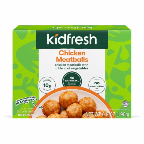 Calories in Kidfresh Mighty Meaty Chicken Meatballs