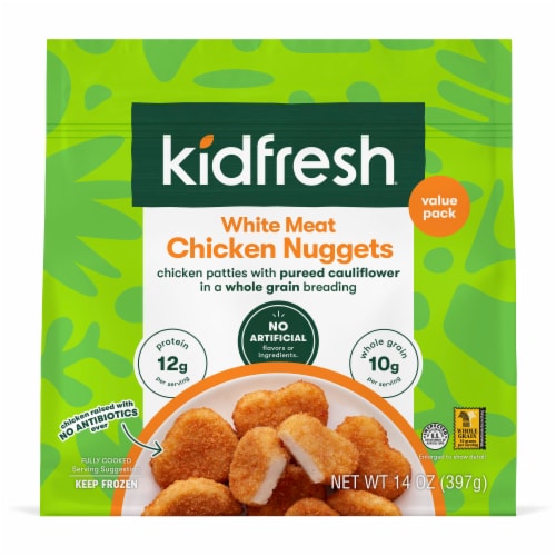Kidfresh Super Duper Chicken Nuggets Perspective: front