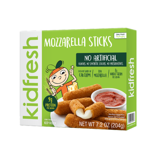 Kidfresh Mozzarella Sticks Perspective: front