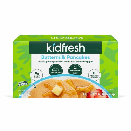 Kidfresh® Buttermilk Pancakes Made with Pureed Veggies Perspective: front