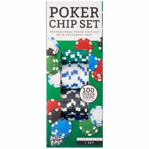 Anker Play Poker Chip Set Perspective: front