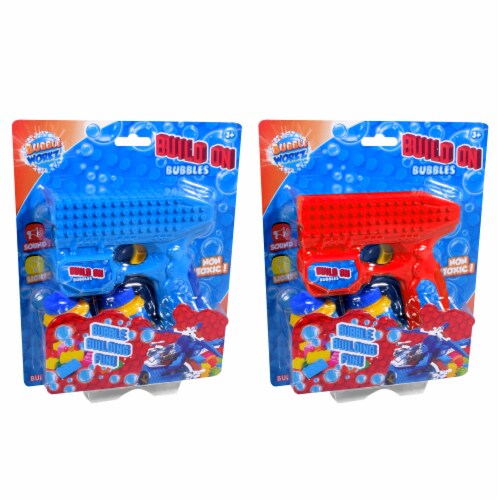 Anker Bubble Workz Build On Blocks Bubbles Blaster - Assorted Perspective: front