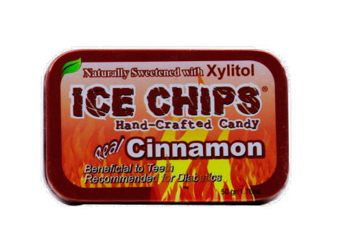 Ice Chips Cinnamon Candy Perspective: front