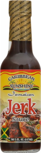 Caribbean Sunshine Jamaican Jerk Sauce Perspective: front
