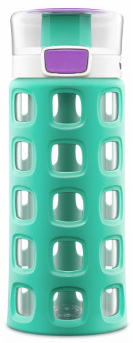 Ello Dash Tritan Water Bottle - Mint/Purple Perspective: front