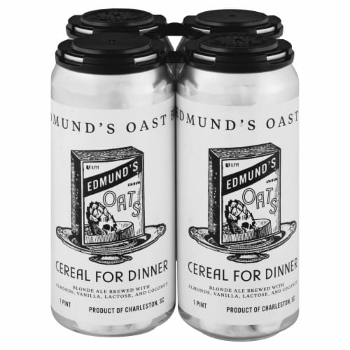 Edmunds Oast Cereal For Dinner Blonde Ale Perspective: front