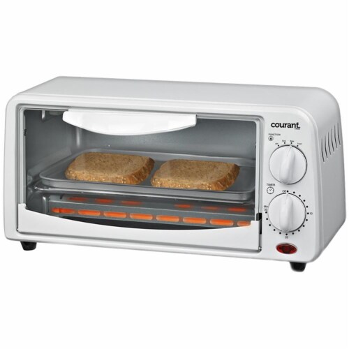 Courant Personal Compact 2-Slices Toaster Oven, White TO-621, 1 UNIT -  Baker's