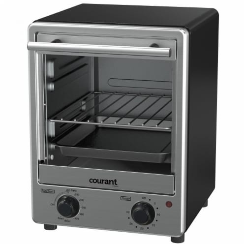 4-Slice Gray Toaster Oven