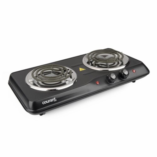 Courant 1700 Watts Electric Double Burner in Black, 2 burner - Kroger