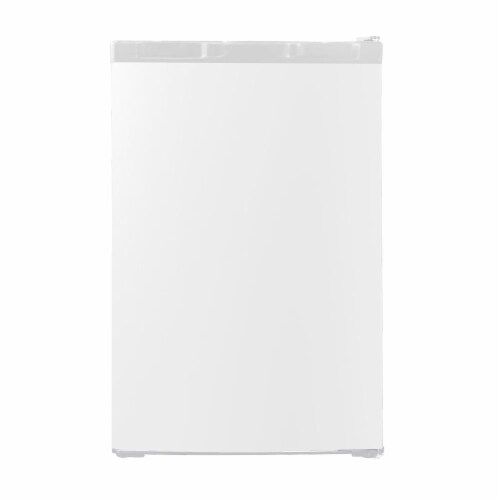 Impecca 4.4 Cu. Ft. Single Door Compact Refrigerator, White Perspective: front