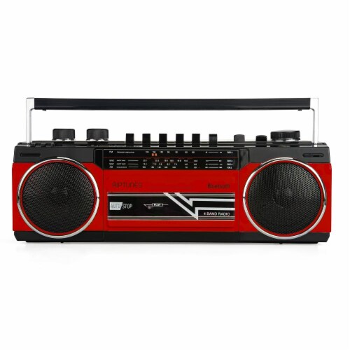 Riptunes Blt Retro Cassette Radio Sd/usb Perspective: front