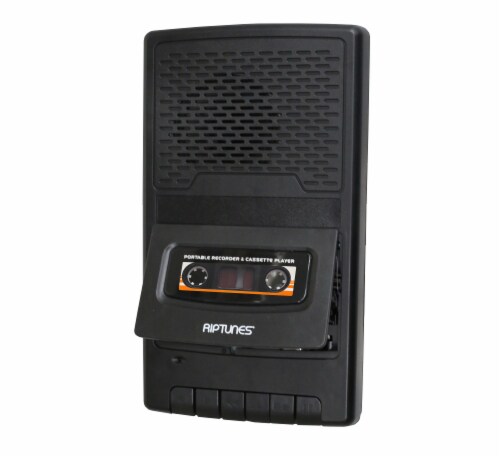 Riptunes Cassete Player And Recorder, Black Perspective: front