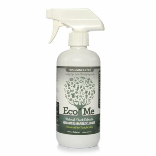 Eco-Me ECOM-GMFF16-06 16 oz Fragrance-Free Granite & Marble Cleaner, Pack of 6 Perspective: front