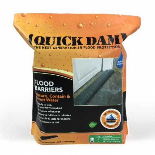 Quick Dam Flood Barrier Perspective: front