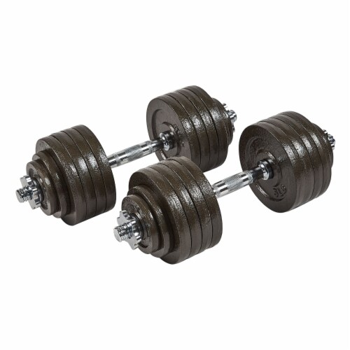 Adjust weight top dumbbell