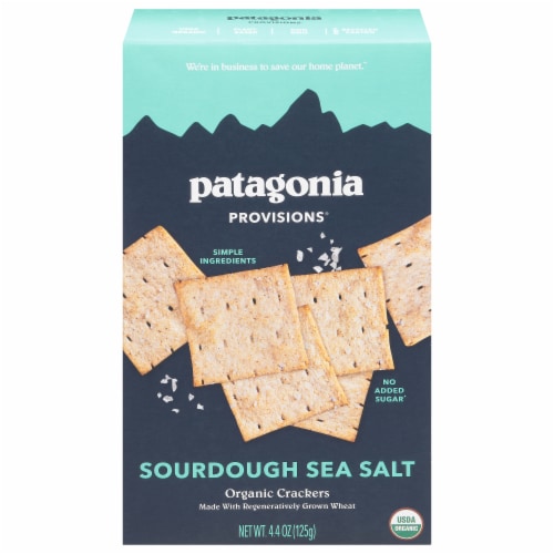 Patagonia Provisions® Organic Crackers Sourdough Sea Salt Perspective: front