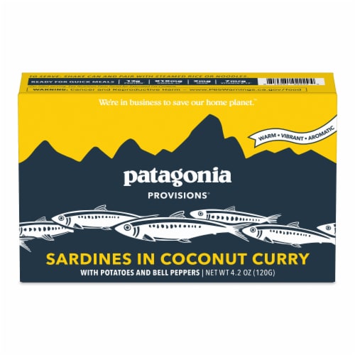 Patagonia Provisions® Sardines in Coconut Curry Perspective: front