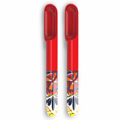 Prepara Taco Spoons - Red Perspective: front