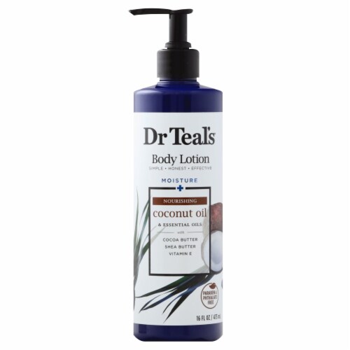 Dr Teal's Coconut Oil Body Lotion Perspective: front