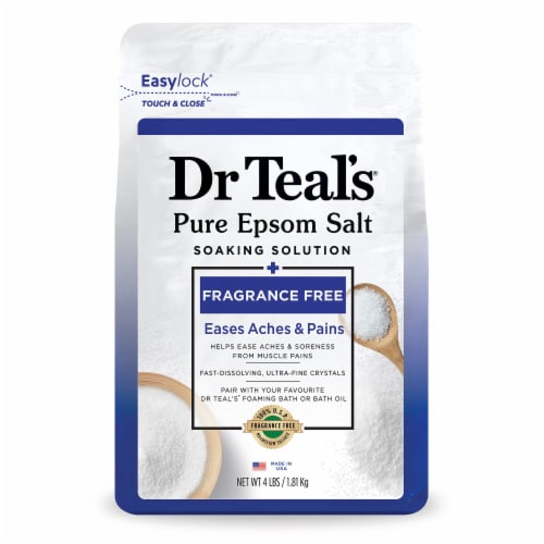 Dr Teal's® Unscented Pure Epsom Salt Perspective: front