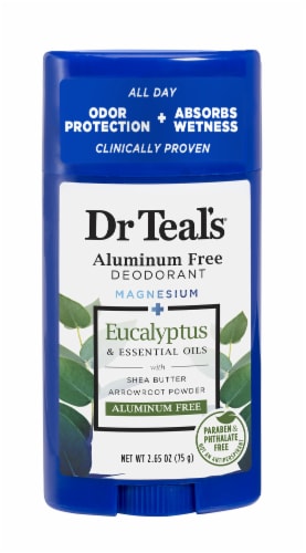 Dr Teal's® Eucalyptus Spearmint Aluminum-Free Deodorant Perspective: front