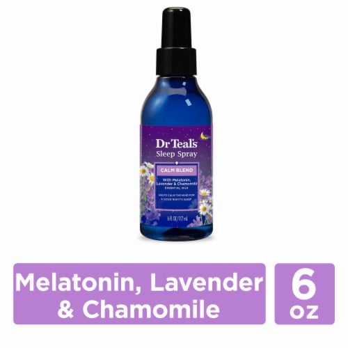 Dr Teal's® Calm Blend Melatonin Lavender & Chamomile Sleep Spray Perspective: front