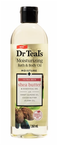 Dr. Teal's® Moisturizing Shea Butter Bath & Body Oil Perspective: front