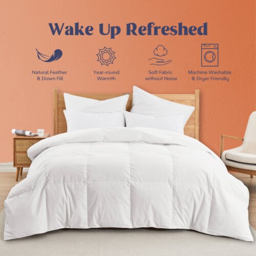 Puredown white deals goose down comforter