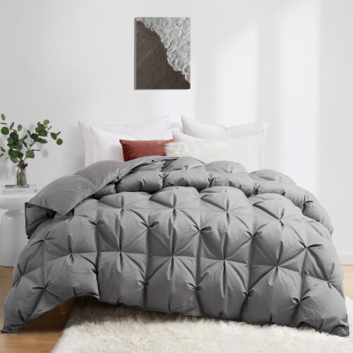 Luxury 800 Fill Power White Goose Down Winter Comforter Extra Warm Super Soft Heavy Weight Twin Harris Teeter