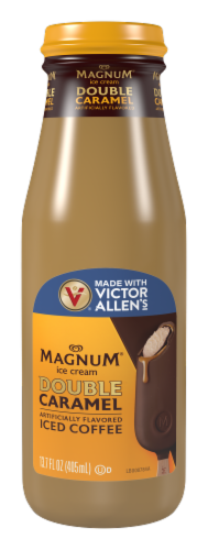 Victor Allen's Magnum Double Caramel Chocolate Iced Coffee Perspective: front