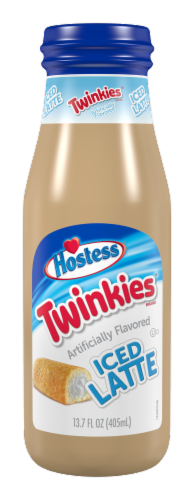 Hostess® Ready To Drink Twinkie® Latte Iced Coffee Bottle Perspective: front