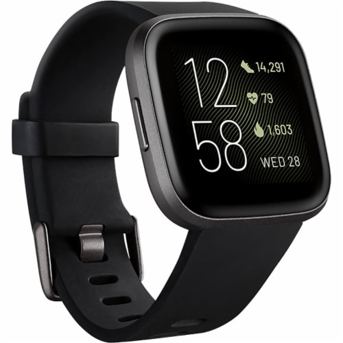 Fitbit Versa 2 Smart Watch - Carbon Aluminum, 1 ct - Fred Meyer