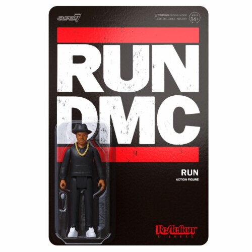 Run DMC Joseph Run Simmons Hip Hop Icon Legend ReAction Figure Super7 Perspective: front