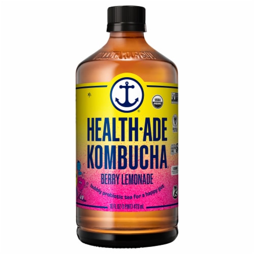 Health-Ade® Berry Lemonade Kombucha Perspective: front