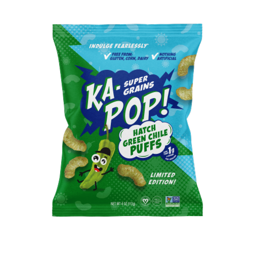 Ka-Pop!® Hatch Green Chile Puffs Perspective: front