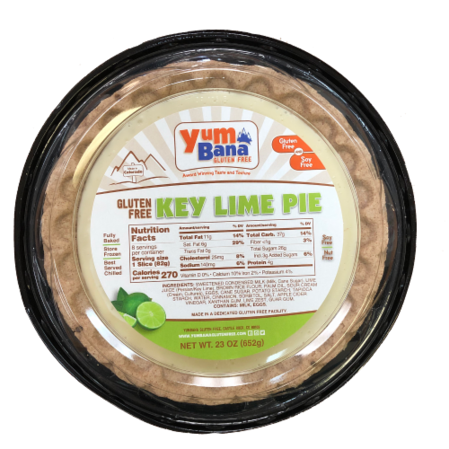 Yumbana Gluten Free Key Lime Pie Perspective: front
