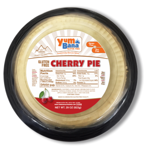Yumbana Gluten Free Cherry Pie Perspective: front