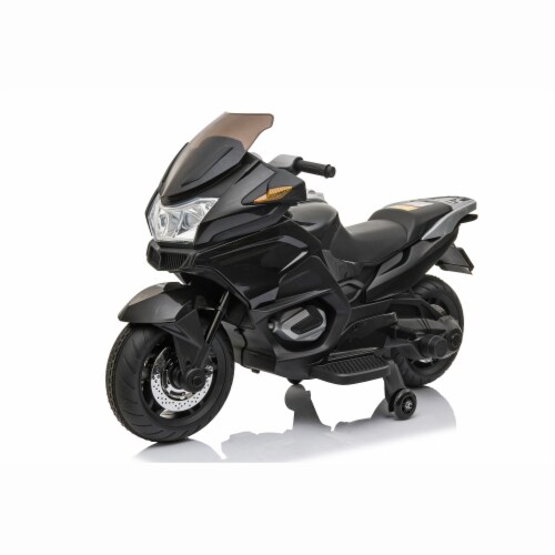 Blazin Wheels BW002-B 12V Motorcycle, Black Perspective: front