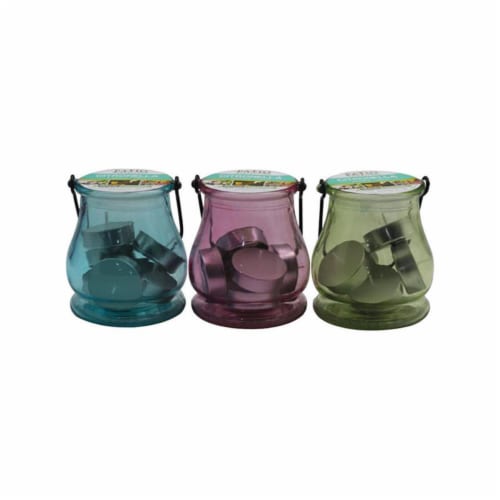 Patio Essentials Citronella Tea Light Candle with Holder For Mosquitoes/Other Flying Insects Perspective: front
