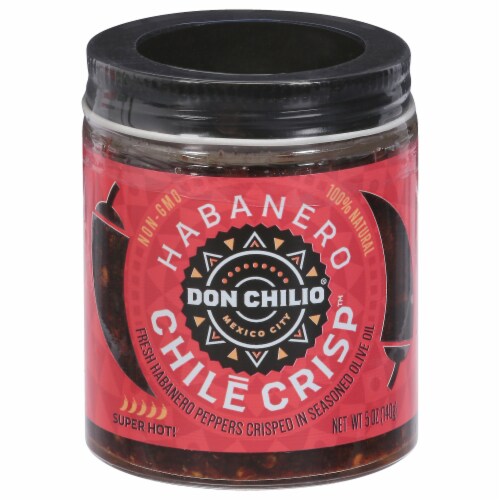 Don Chilio® Habanero Chili Crisps™ Perspective: front