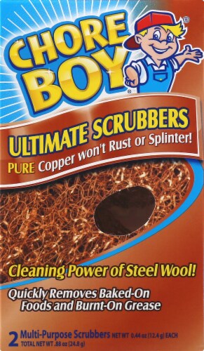 Chore Boy® Ultimate Copper Scrubbers Perspective: front