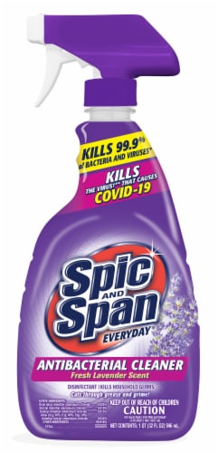 Spic and Span Lavender Scent All-Purpose Antibacterial Cleaner Perspective: front