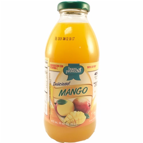 Buen Provecho® Mango Juice Bottles Perspective: front