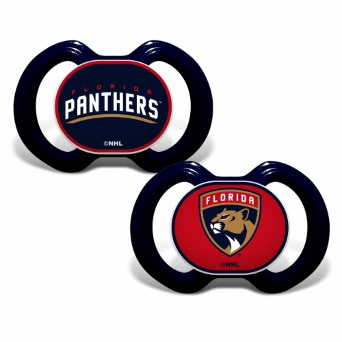 Florida Panthers 2-Pack Pacifier Perspective: front